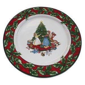 Christmas Celebration Luncheon Salad Plate Bob Timberlake 1994 Children Toys GUC